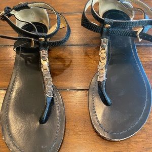 Classic black -never have too many. This is perfect with a splash of gold.